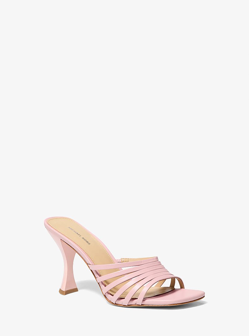 Haisley Leather Sandal in SMOKEY ROSE | Michael Kors