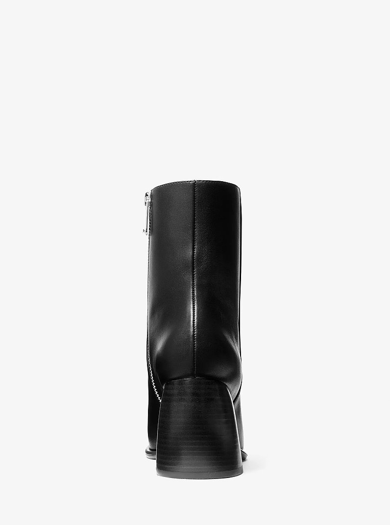 Maude Leather Boot in BLACK | Michael Kors