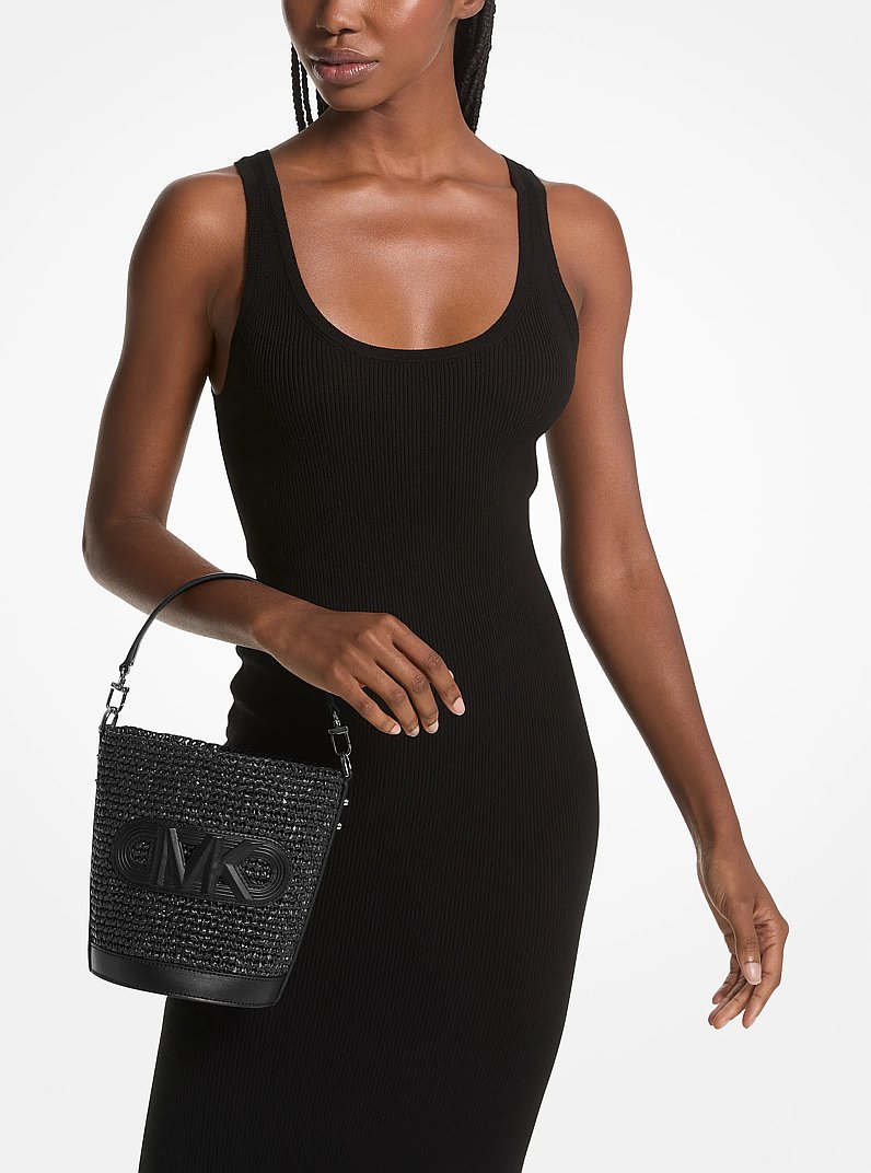 Townsend Small Straw Messenger Bag