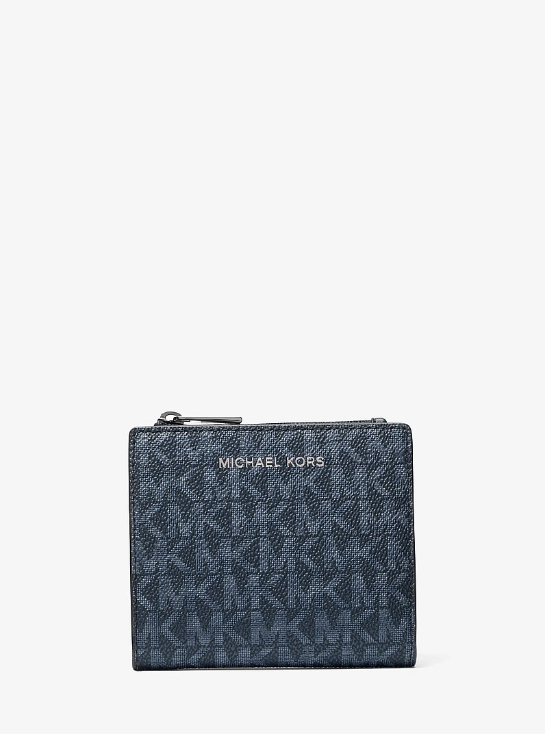 Cooper Signature Logo Wallet in ADMRL/PLBLUE | Michael Kors