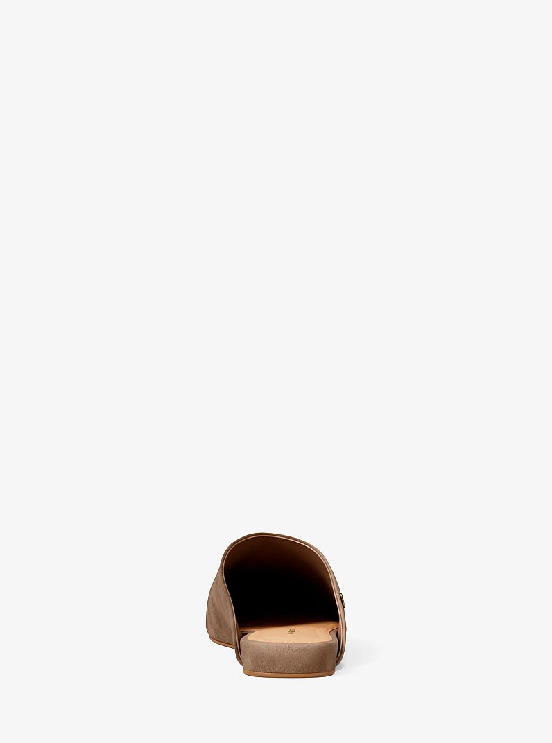 Cady Suede Mule in KHAKI | Michael Kors