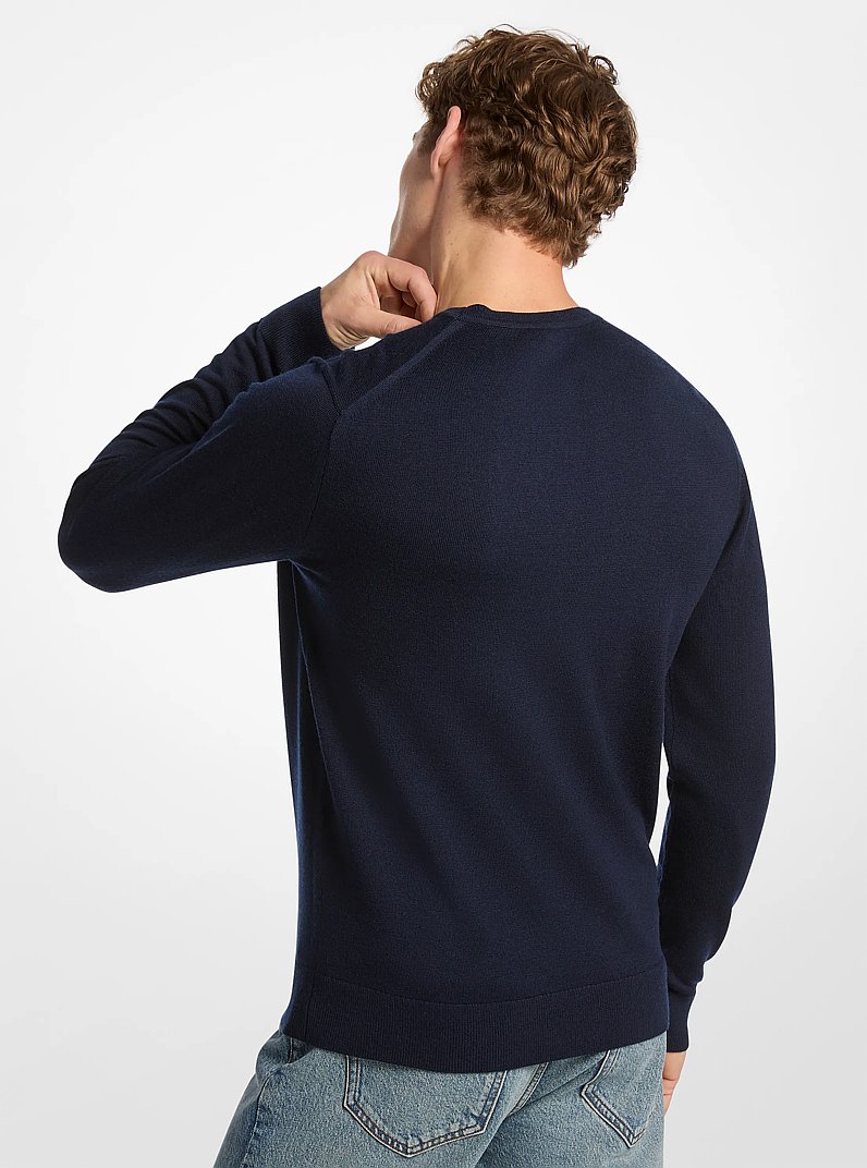 Wool Sweater in MIDNIGHT | Michael Kors