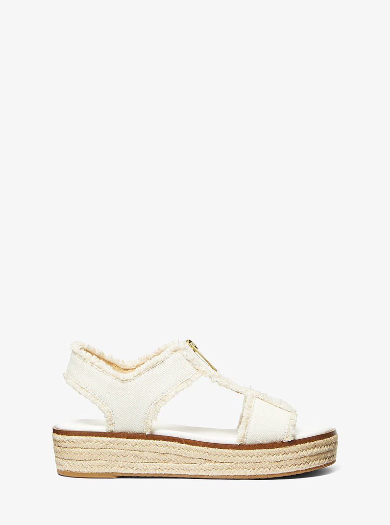 Berkley Frayed Denim Espadrille