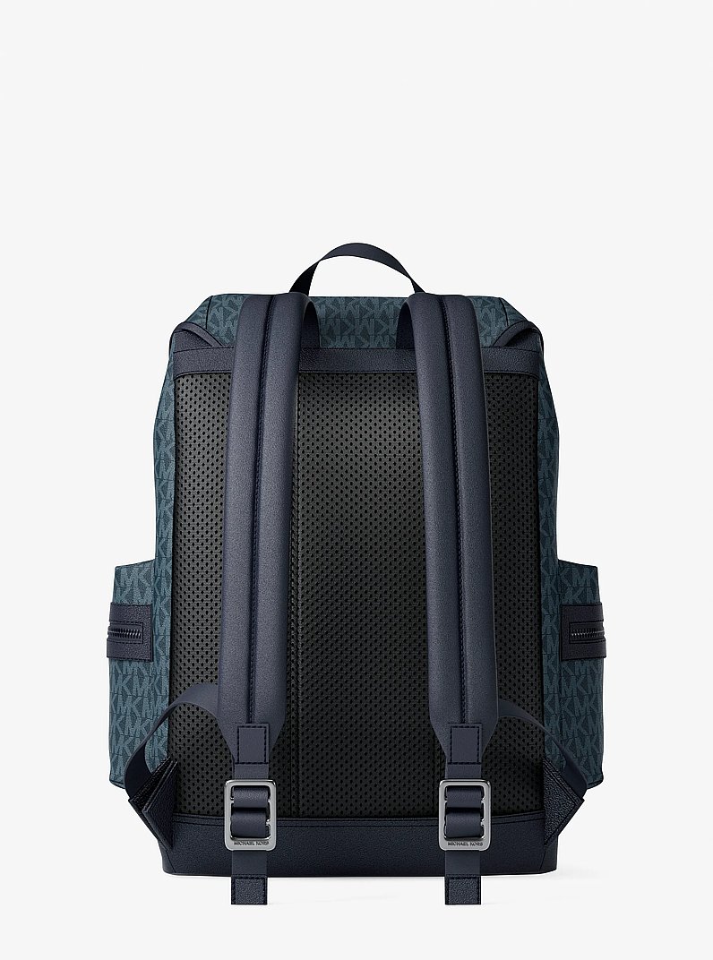 Mochila Cooper con logotipo in AZUL OSCURO/AZUL P&Aacute;LIDO | Michael Kors