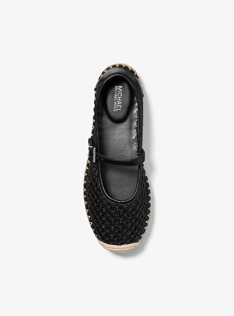 Espadrille &agrave; plateforme Belina &agrave; logo Signature in NOIR | Michael Kors