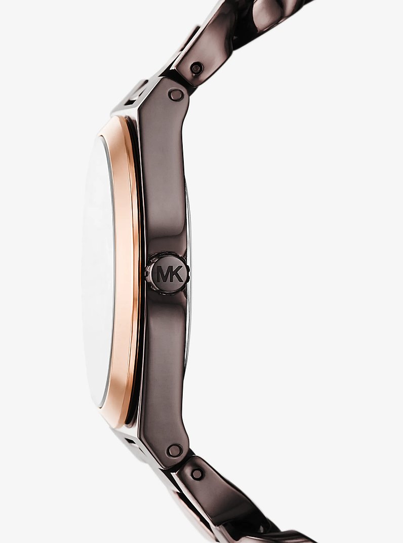 Orologio Lennox bicolore in CIOCCOLATO | Michael Kors
