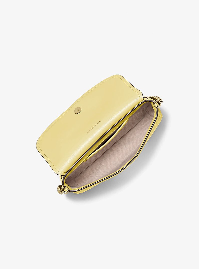 Umh&auml;ngetasche Nolita Small aus gekrispeltem Leder in ZITRONE | Michael Kors