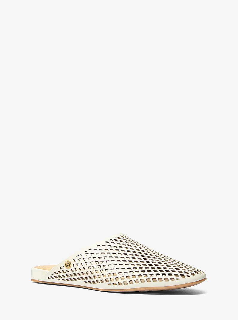 Cady Perforated Leather Mule
