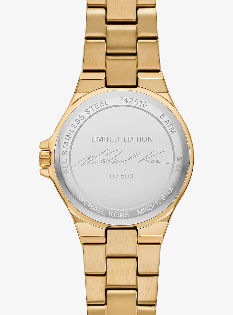 Reloj Lennox mini en tono dorado de edici&oacute;n limitada in DORADO | Michael Kors