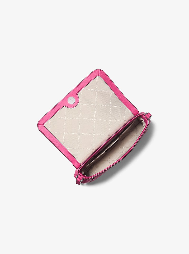 Jet Set Signature Logo Convertible Crossbody Bag in DRAGONFRUIT | Michael Kors