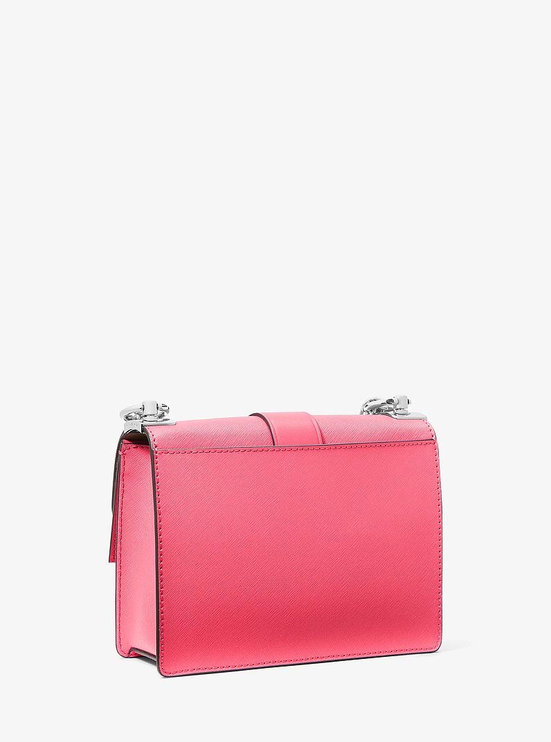 Umh&auml;ngetasche Greenwich Small aus Saffianleder in GERANIE | Michael Kors