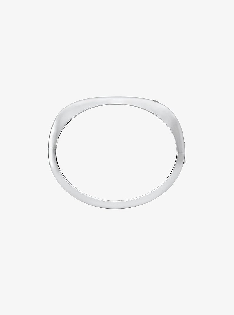 Square Bangle in SILVER | Michael Kors