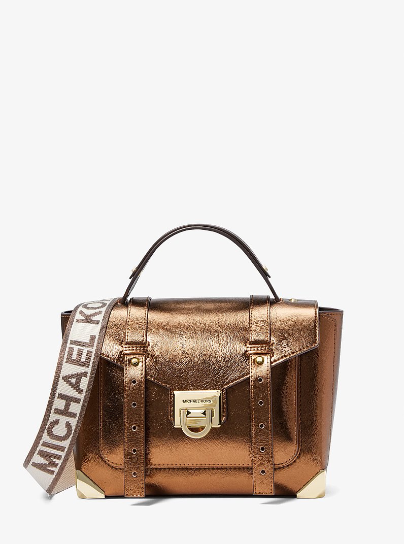 Manhattan Medium Patent Satchel