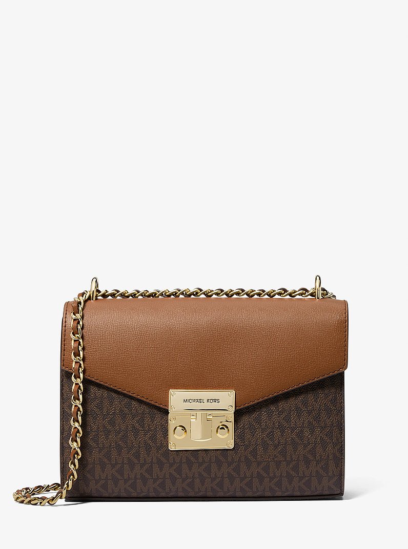Rose Medium Logo Shoulder Bag