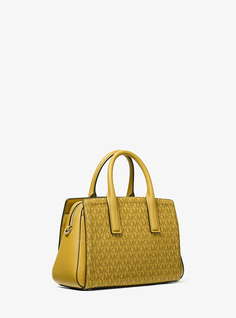 Laila Small Signature Logo Satchel