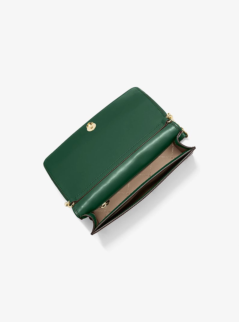 Jet Set Medium Woven Crossbody Bag in MOSS - Sale | Michael Kors [US]