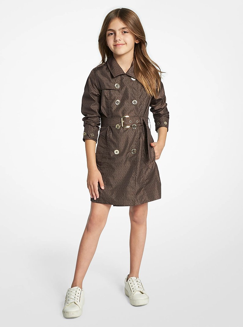 Logo Trench Coat in CHOCOLATE | Michael Kors