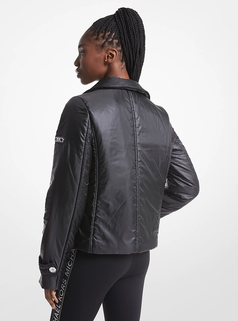 Recycled Polyester Puffer Peacoat