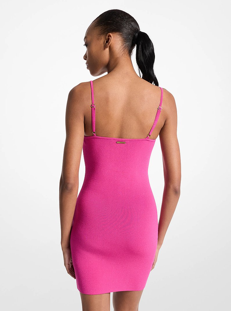 Stretch Knit Cami Dress in WILDBERRY | Michael Kors