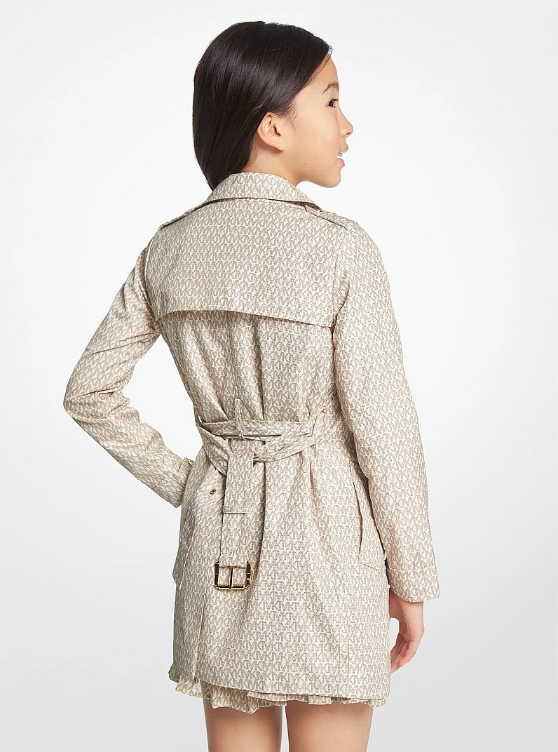 Logo Trench Coat in IVORY | Michael Kors