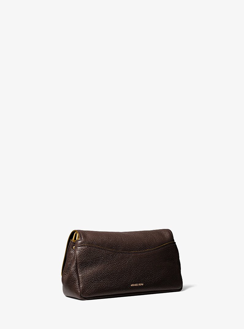 Grand sac &agrave; &eacute;paule convertible Bryant en cuir textur&eacute; in CHOCOLAT | Michael Kors