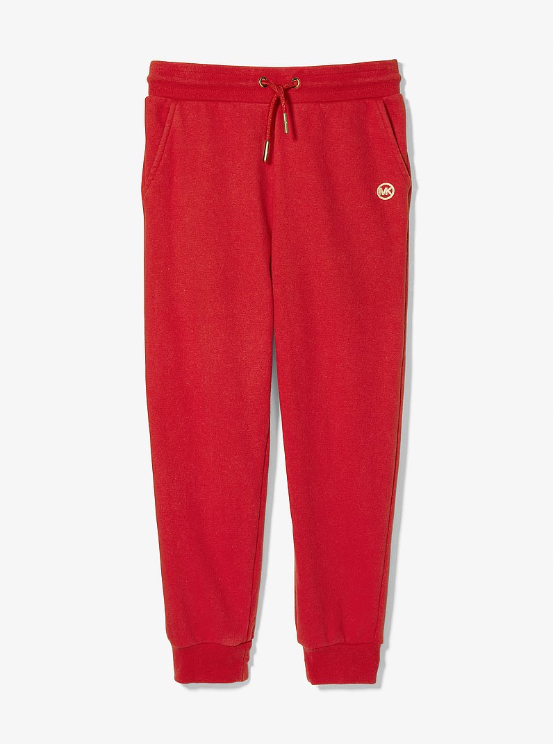 Joggers de algod&oacute;n de rizo in ROJO | Michael Kors