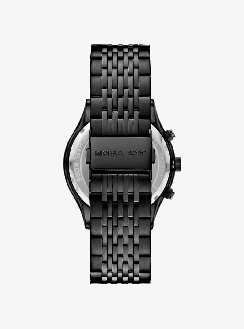 Montre Aspyn surdimensionn&eacute;e de ton noir in NOIR | Michael Kors