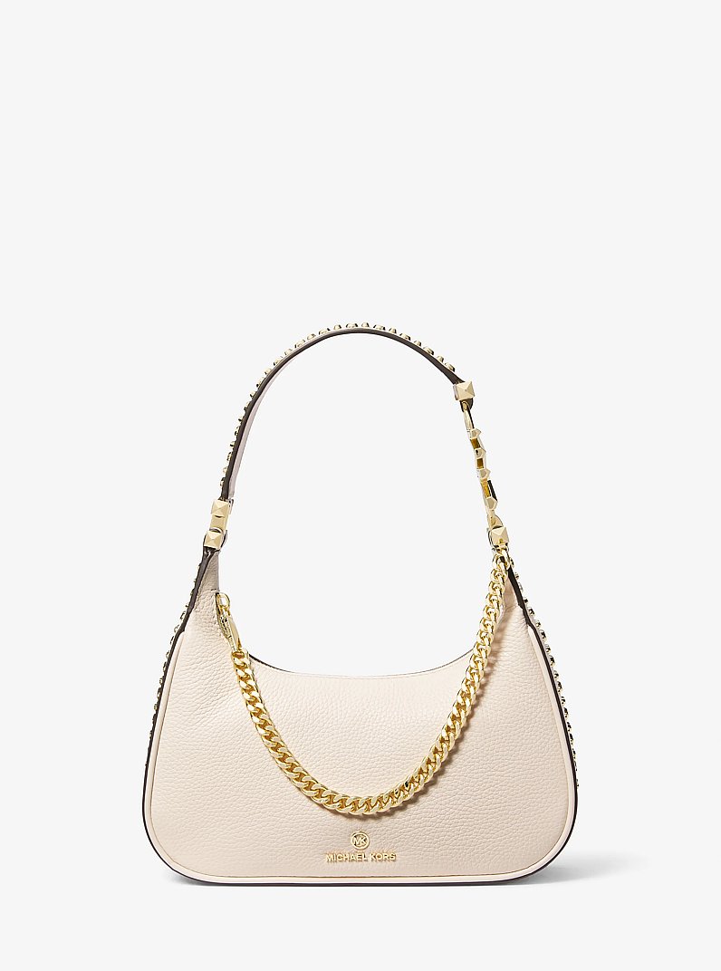 Piper Small Pebbled Leather Shoulder Bag