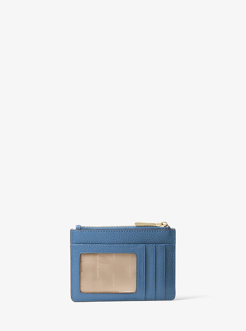 Leather Coin Purse in FRENCH BLUE | Michael Kors