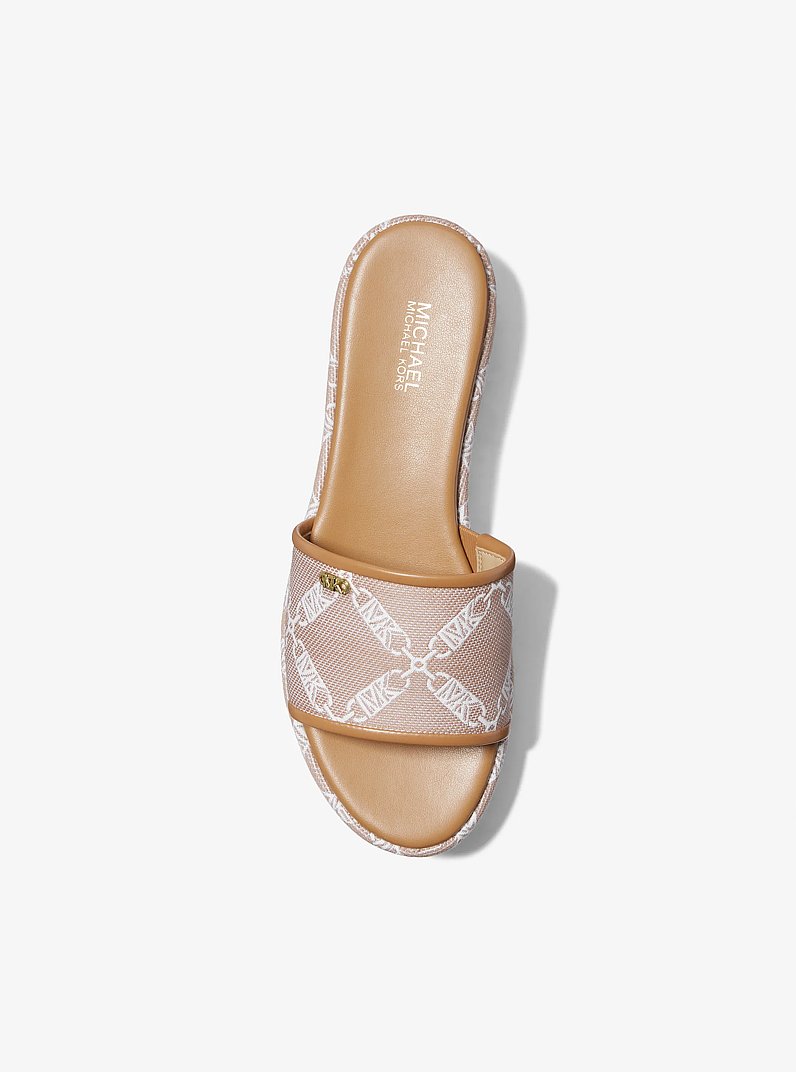 Ember Empire Logo Jacquard Platform Sandal