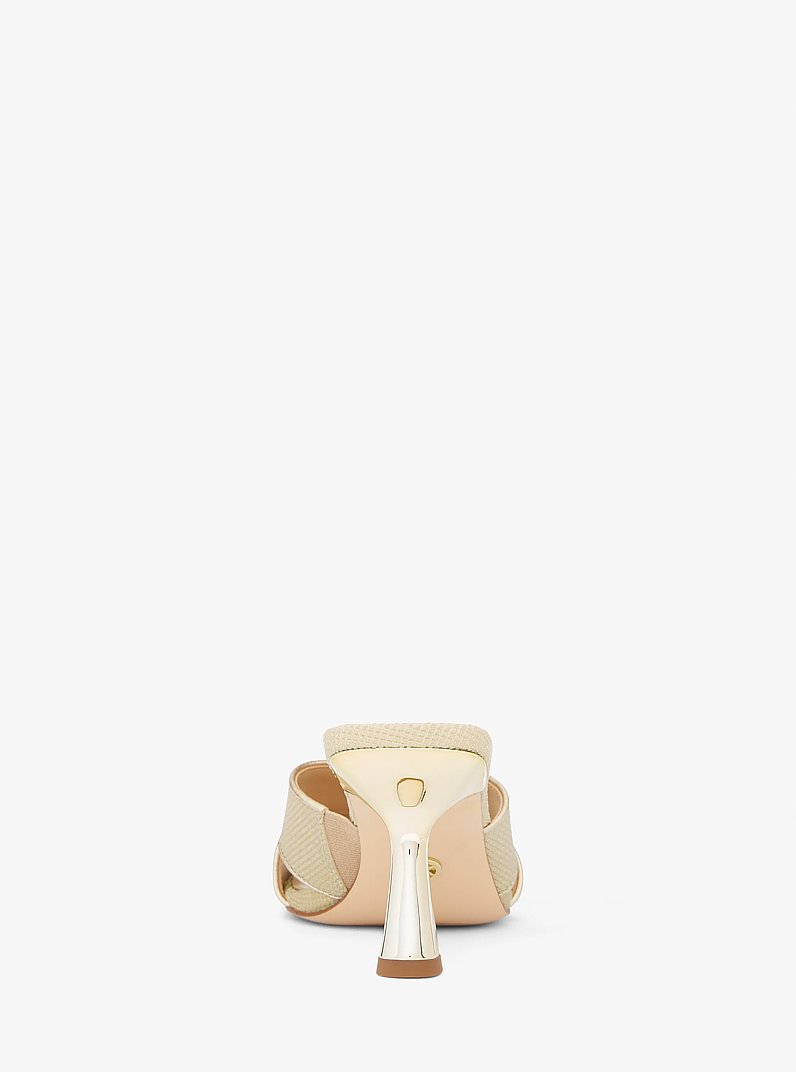 Clara Glitter Chain-Mesh Mule