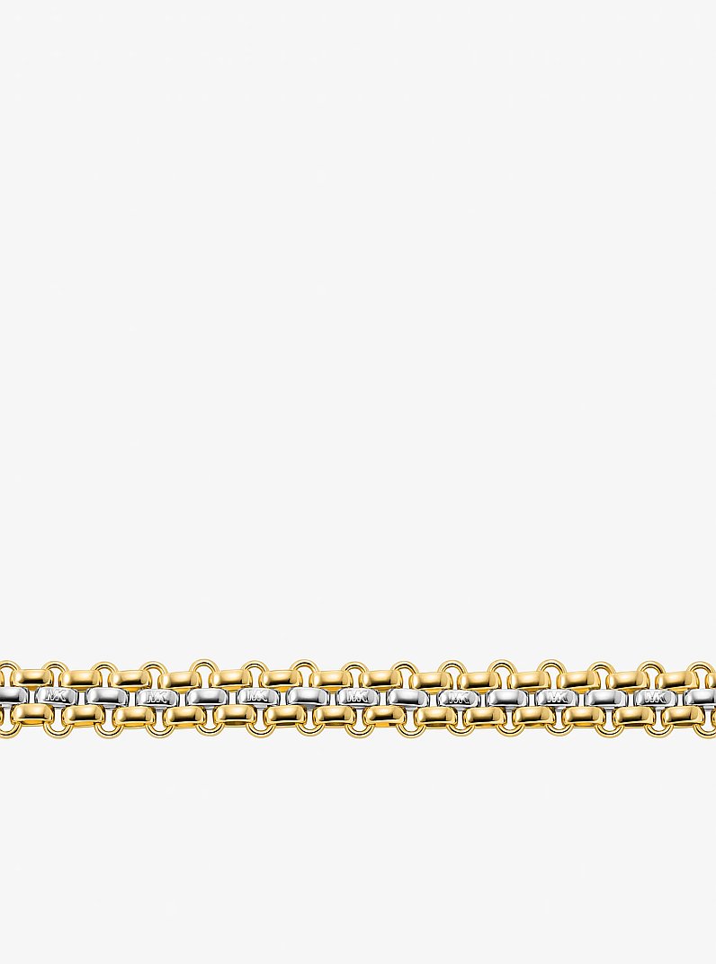 Two-Tone 3-Link Necklace in TWO TONE | Michael Kors