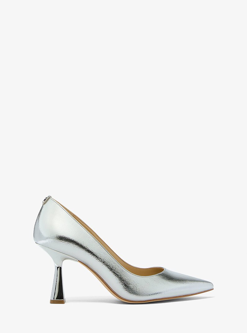 Zapato de tac&oacute;n Amali metalizado in PLATEADO | Michael Kors