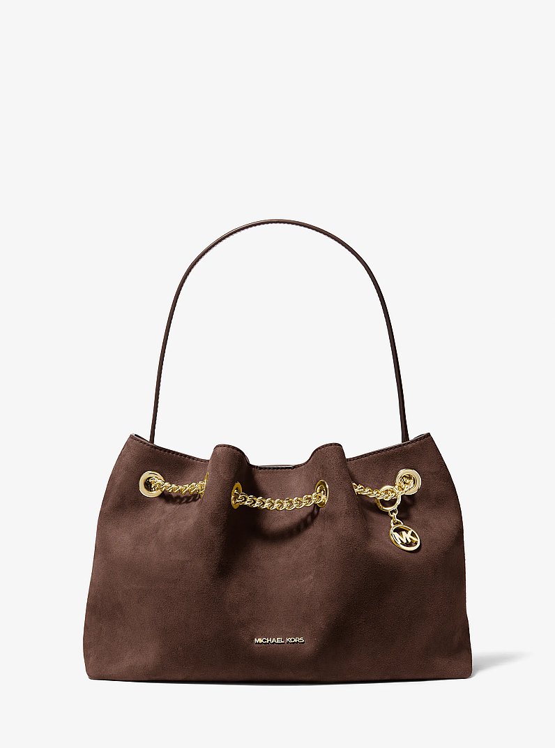 Mina Large Shoulder Bag in NUTMEG | Michael Kors