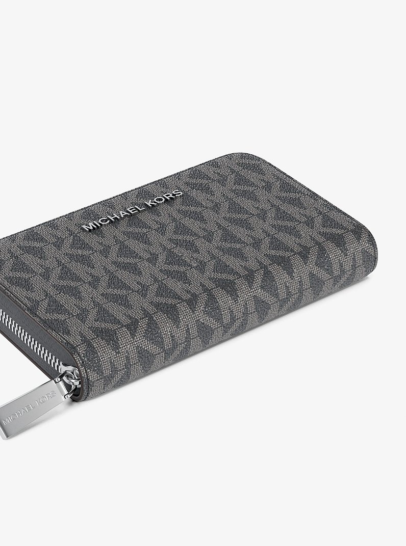 Small Logo Wallet in HEATHER GREY | Michael Kors