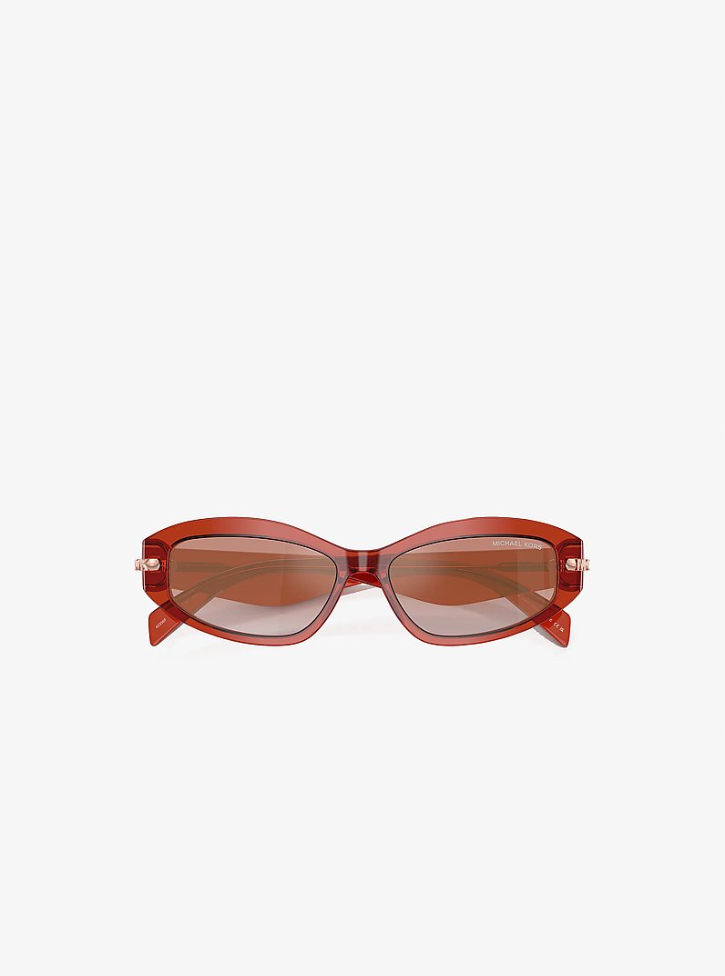 Wilmington Sunglasses in BURNT RED | Michael Kors