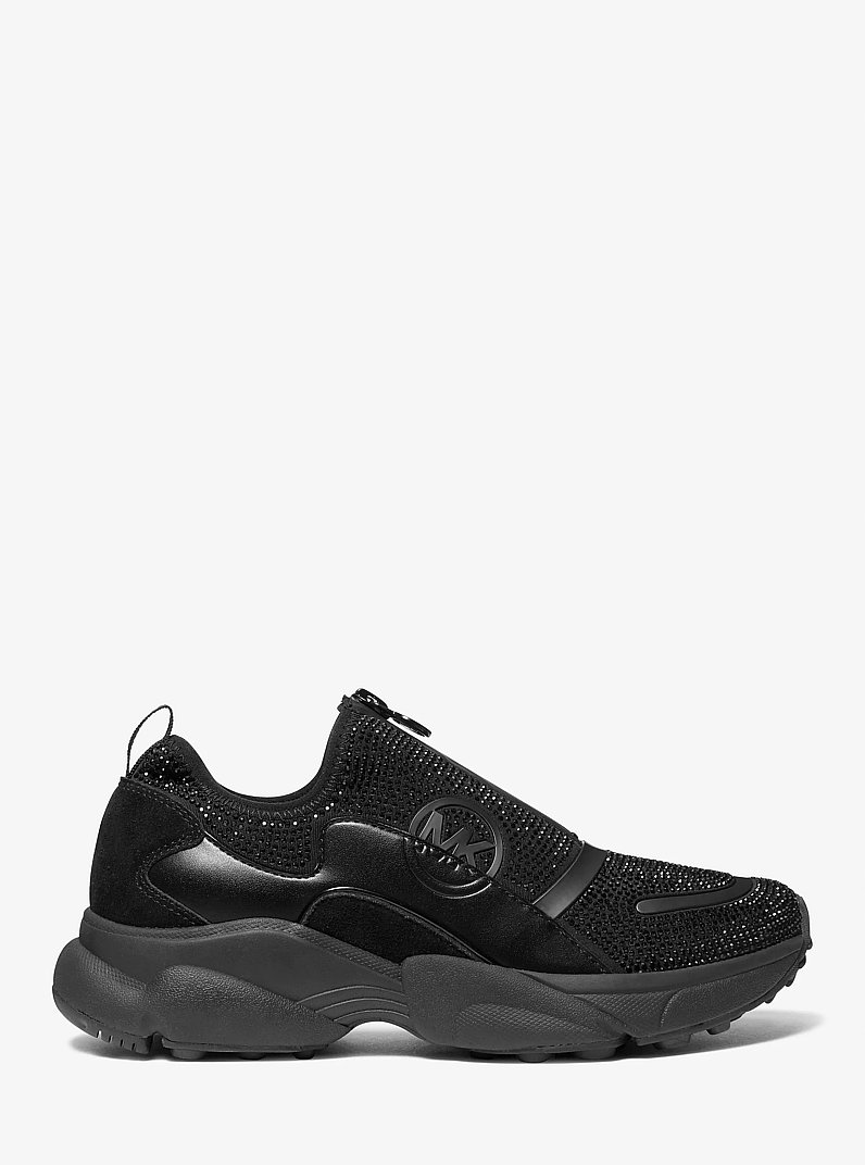 Sneaker Sami aus Neopren mit Rei&szlig;verschluss und Verzierung