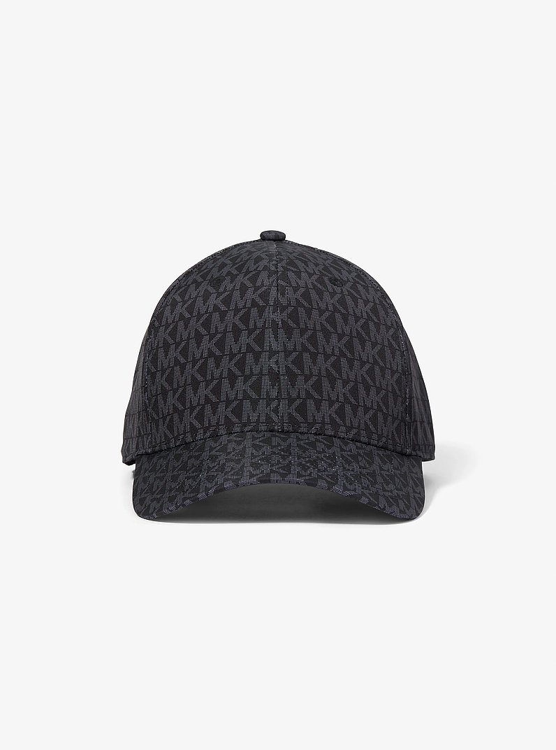 Signature Logo Baseball Hat in BLACK | Michael Kors