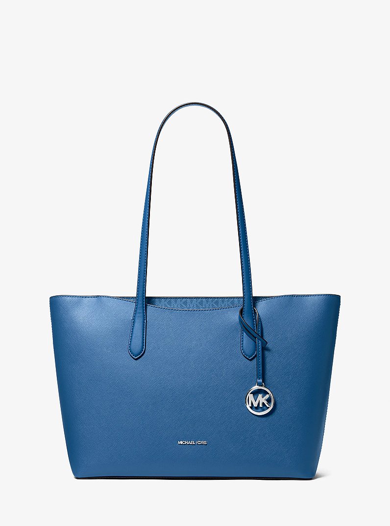 MICHAEL KORS ダークブルートートバッグ Arden Large Top-Zip Tote Bag in GALAXY BLUE - Sale | Michael Kors [US]