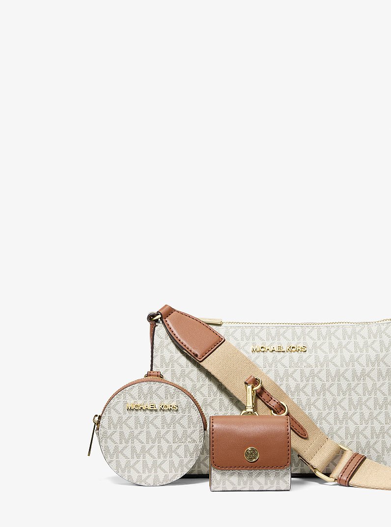 Jet Set Logo Crossbody Bag with Case for Apple Airpods Pro® in