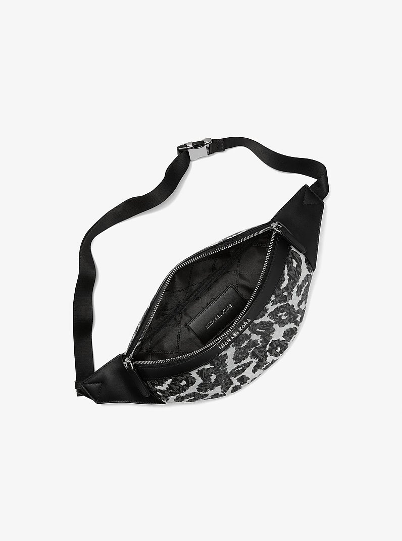 Hudson Leopard Logo Sling Pack