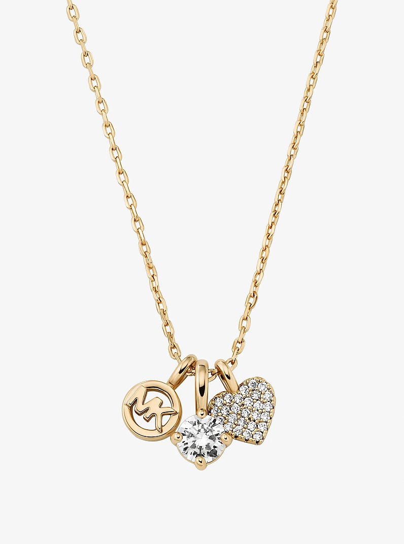 Collar con colgante con incrustaciones in DORADO | Michael Kors