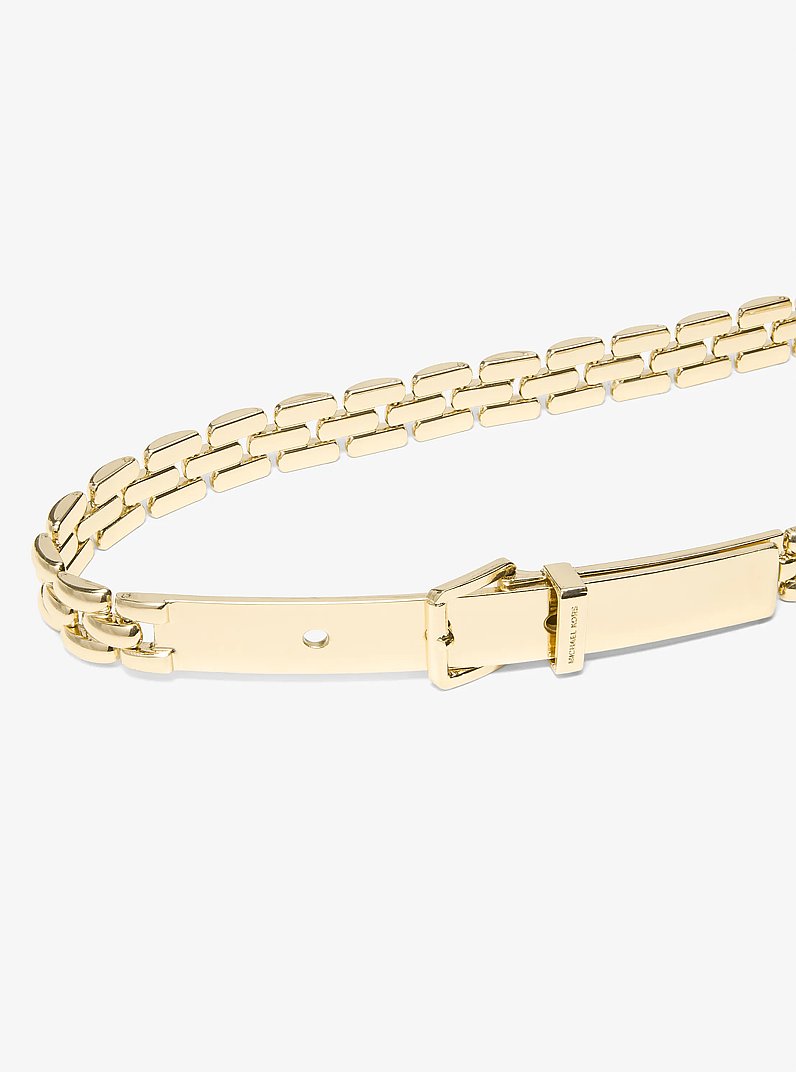 Ceinture en cha&icirc;ne de ton or in OR P&Acirc;LE | Michael Kors