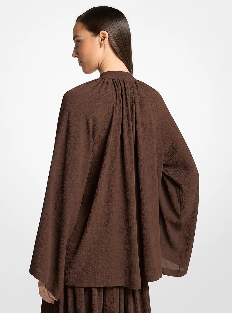 Blusa poeta de seda seersucker in EXPRESO | Michael Kors