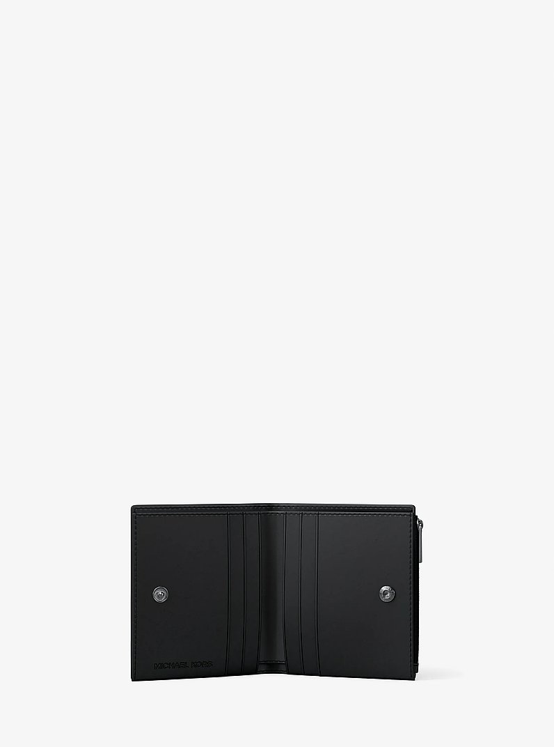 Hudson Signature Logo Wallet in BLACK | Michael Kors