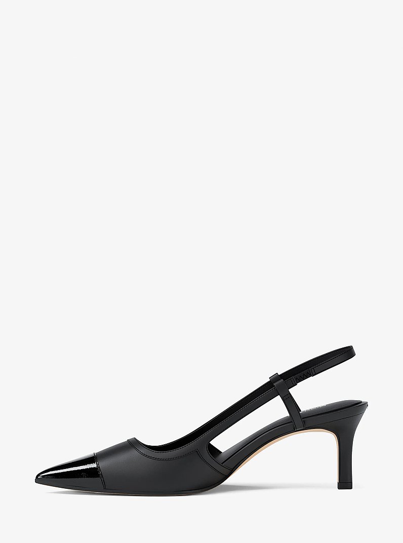 Zapato destalonado Alora de piel in NEGRO | Michael Kors