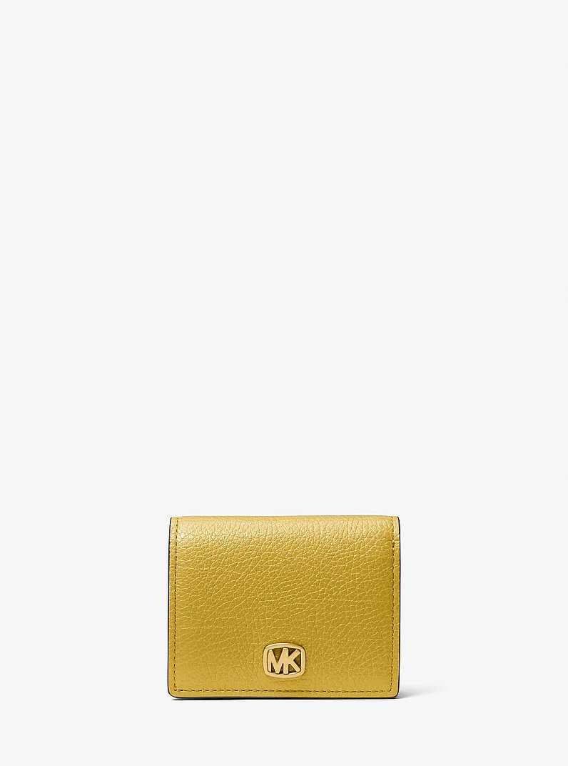 Billetera Bryant peque&ntilde;a en piel in CHARTREUSE | Michael Kors