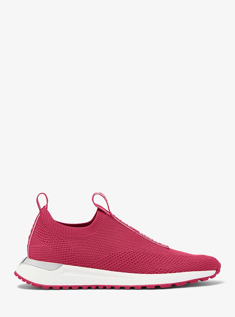 Bodie Knit Slip-On Sneaker in DK RASPBERRY | Michael Kors
