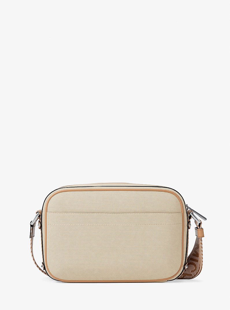 Maeve Large Canvas Crossbody Bag in PEANUT | Michael Kors