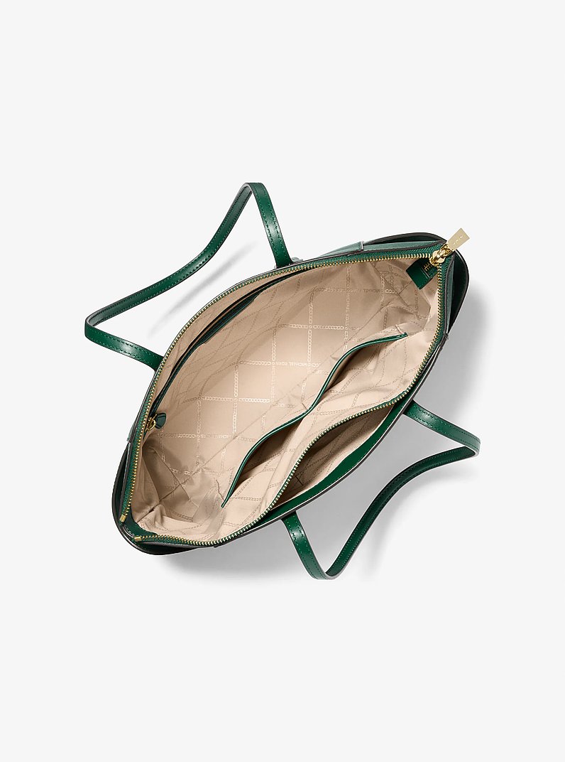 Cabas Marilyn de taille moyenne en cuir saffiano